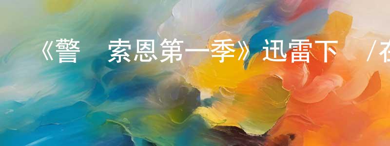 常琴琴發布《警長索恩第一季》迅雷下載/在線觀看-犯罪歷史-美劇天堂